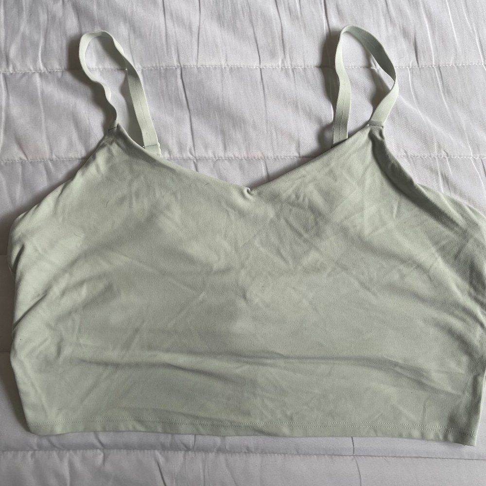 Athleta Elation V-Neck Crop Sports Bra - 2X